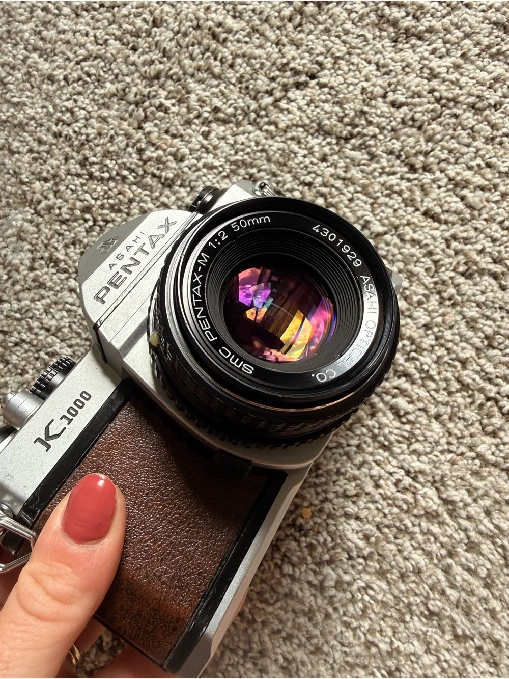 Pentax K1000 35mm Camera + 50mm Lens